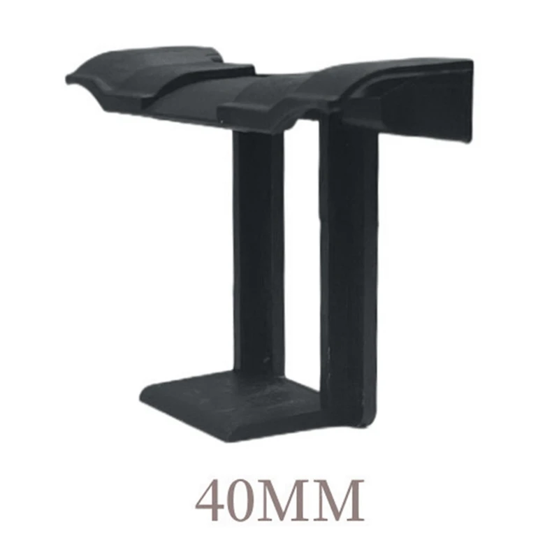 40 قطعة لوحة الضوئية الصرف مشبك سطح لوحة لوحة طاقة شمسية استنزاف المياه كليب ل لوحة طاقة شمسية استنزاف أسود 40 مللي متر