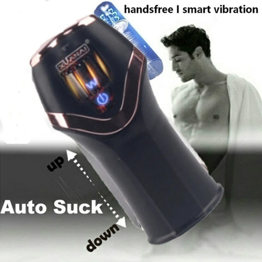 

Masturbator Cup 12 Modes Male Automatic Big Pussy Real Vagina Silicone Masturbation Blowjob Sucking Machine Aircraft Cup for Men