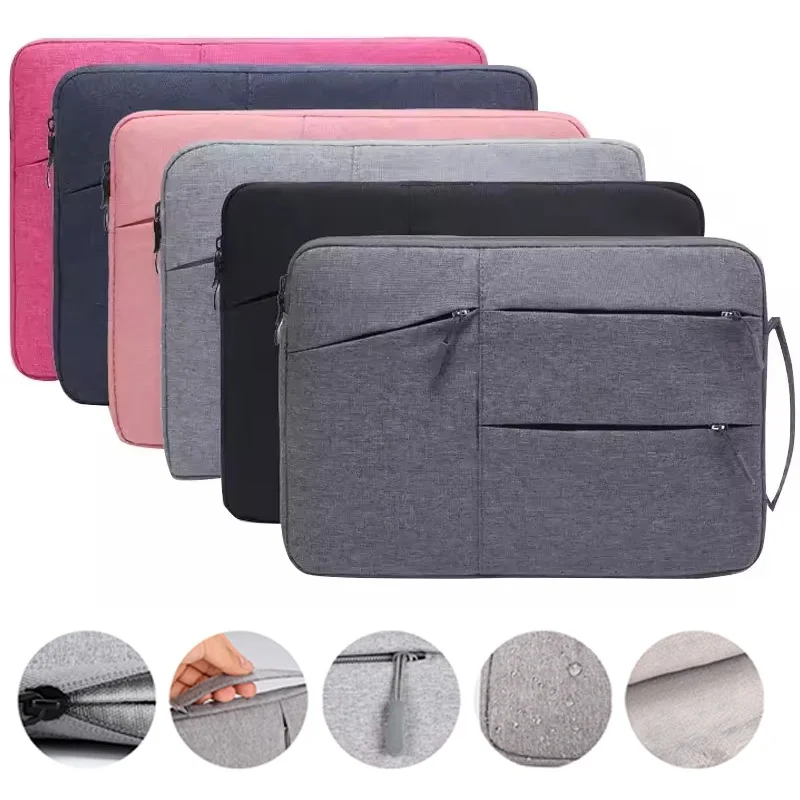

Notebook Case Bag 12/13/14/15.4/15.6/16 inch For Macbook Air Pro Lenovo HP Dell Waterproof Notebook Sleeve Computer Carry Sleeve