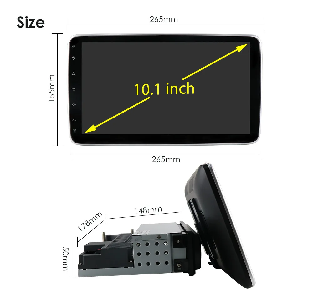 Wholesale Price china 10 inch universal machine android smart car mp5 player navigator