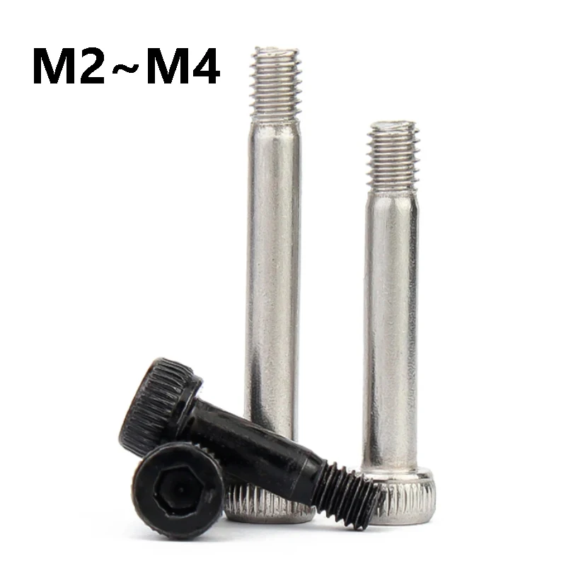 5~20Pcs Nickel plated/Black Allen Cup Head Socket Screws M2 M2.5 M3 M4 Half Tooth Inner Hex Socket shoulder screw Bolts