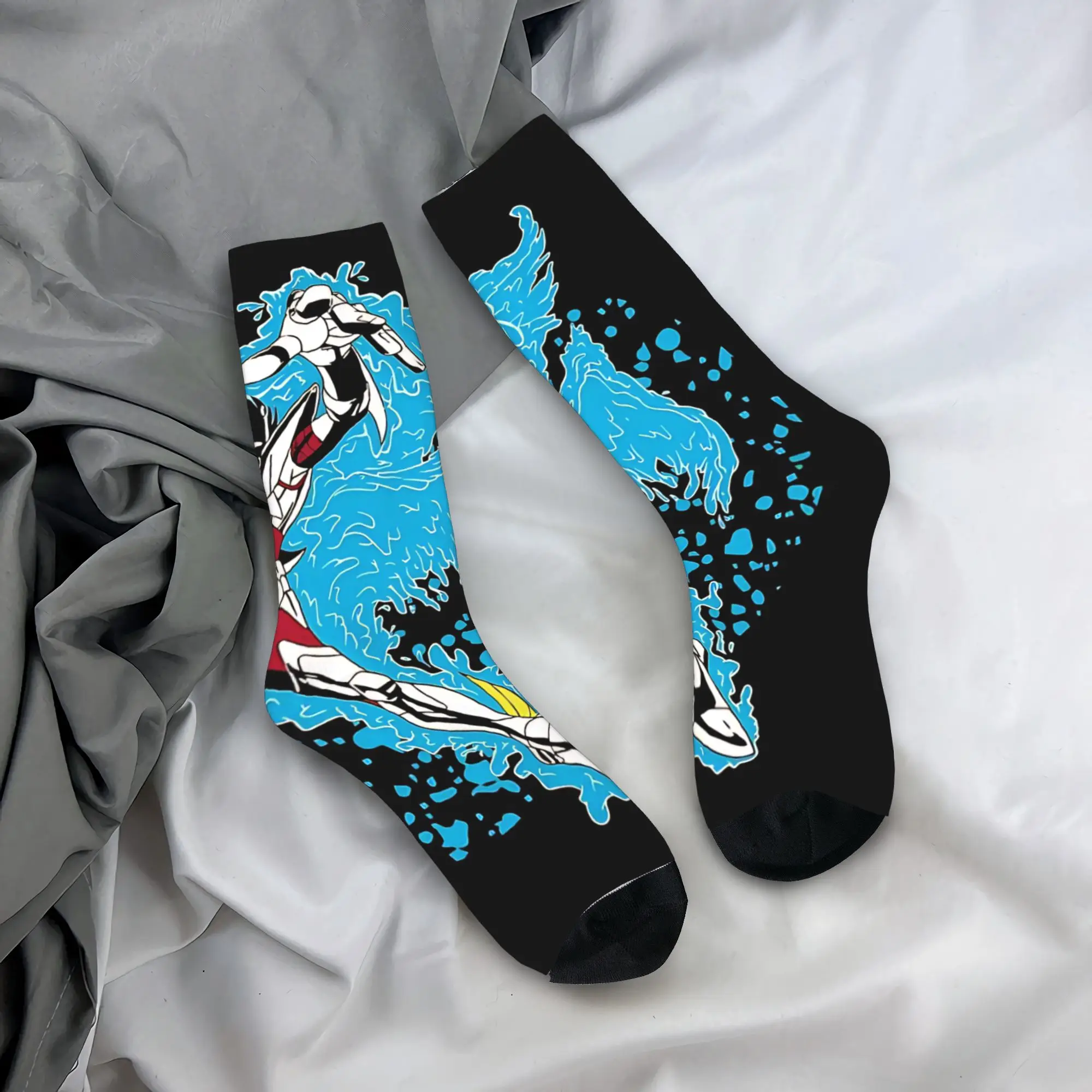 Socks Winter Saint Seiya Stockings Vintage Unisex Men High Quality Socks Design Outdoor Anti-Slip Socks