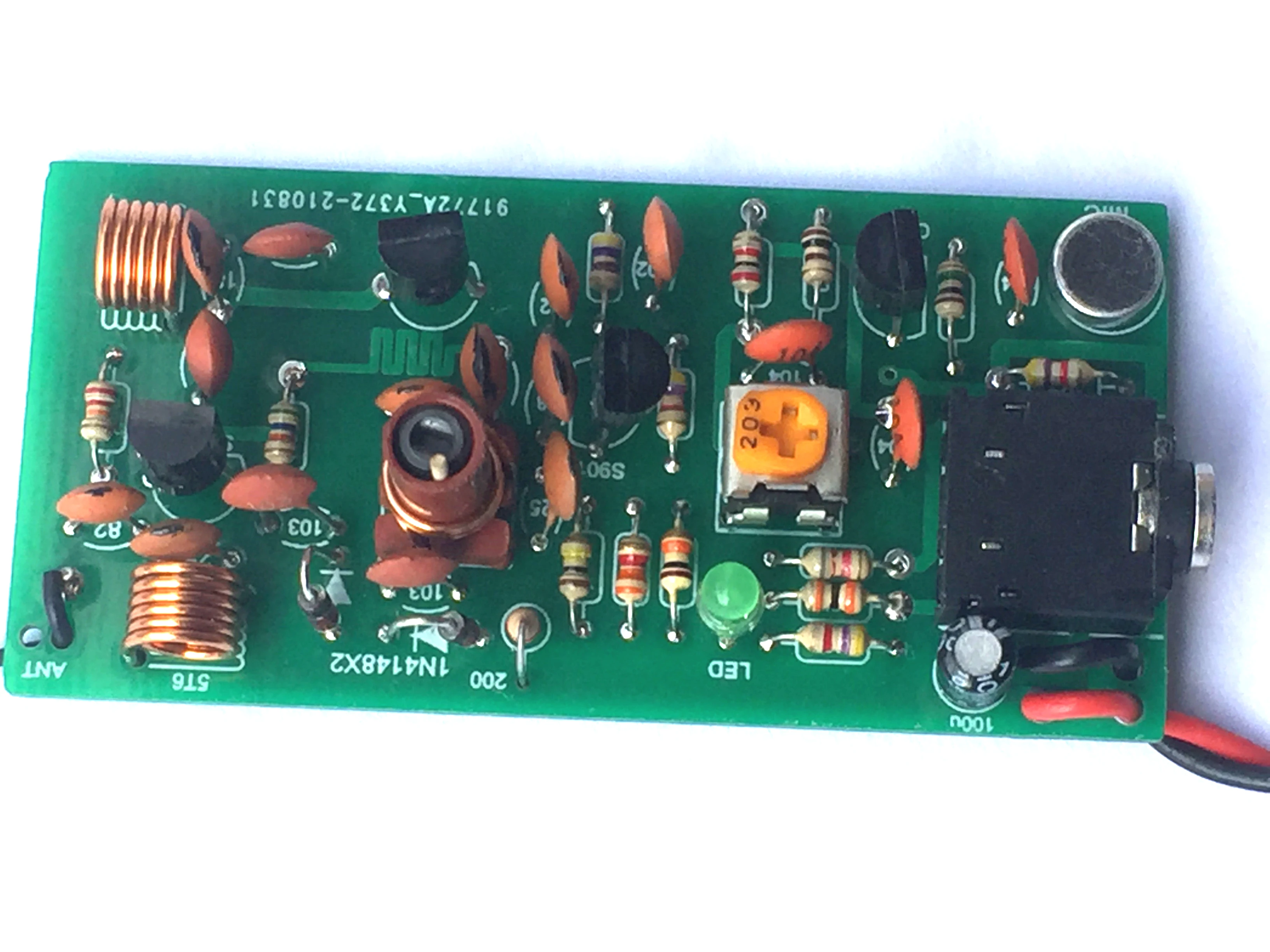 Kit Student Experimental FM Transmitter Wireless Microphone