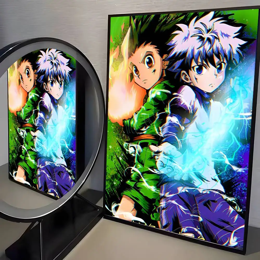 1 Stück Hochwertiges Japan Anime Hunter X Hunter Poster HD Leinwanddruck Ästhetisches Kunstdruckpapier Wandkunst für Wohnzimmer Heimdekoration – Detail 20