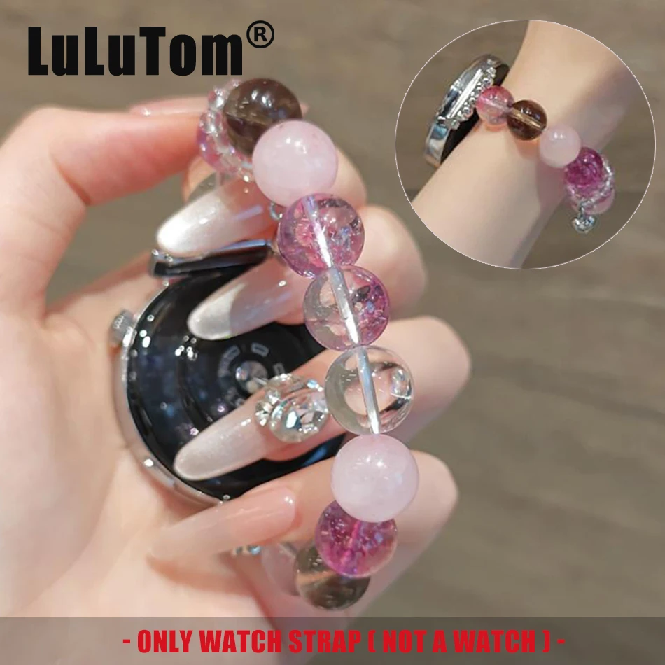 18/20/22mm Fashion Crystal Stone Bracelet Band For Samsung Galaxy Watch 7 6 5 4 Strap Huawei Watch GT5/4 Pro 41/46mm Watchband