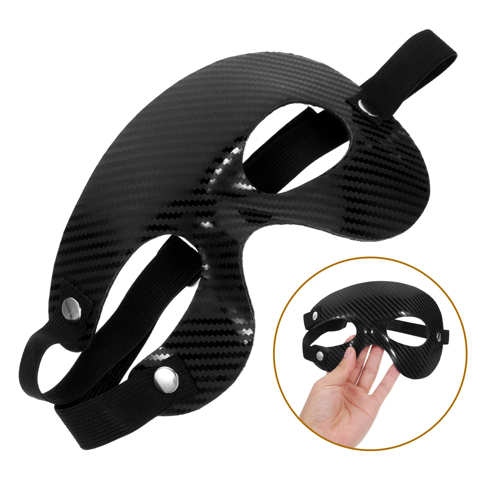 

Basketball Half Mask With Nose Guard Collision-Proof Protector Lightweight Elastic Band Comfort Fit For Men Women Face