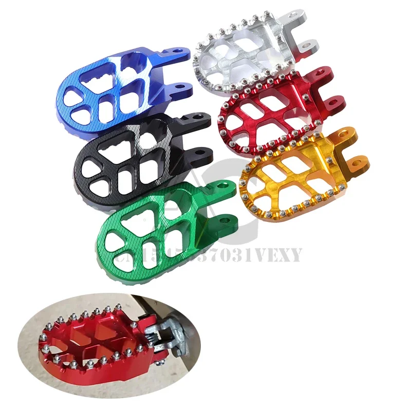 Footrest Footpegs Foot Pedal Foot Pegs For Honda CR 80 85 CRF1000L CRF 1000 L DTC 2016 2017 XR250 XR400 XR650 KLX KLR