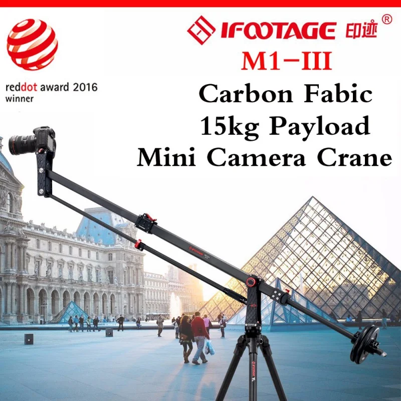 

IFOOTAGE M1 III Carbon Fiber Crane Army Tube Professional mini DSLR Video Camera Frib 15kg Maxload.