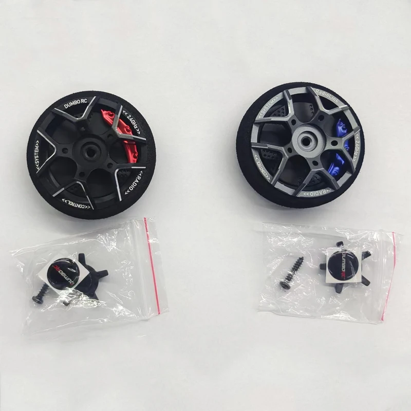 DumboRC Transmitter Metal Handwheel with Brake Pads EVA Sponge Cover Upgrade for Radiolink Dumbo X4 X6 X5 X6P RC Car Controller