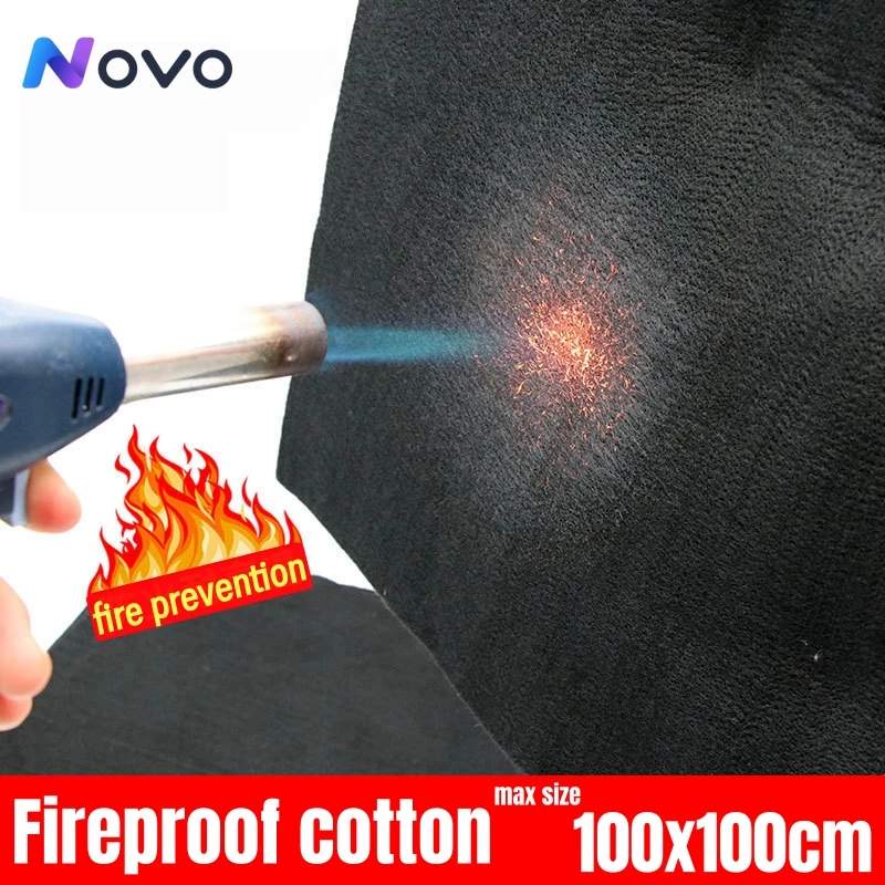 BBQ Grill Heat Resistant Mat Fireproof Thermal Insulation Pad Burn Protection Heat Shield for Deck Patio Lawn Outdoor Grilling