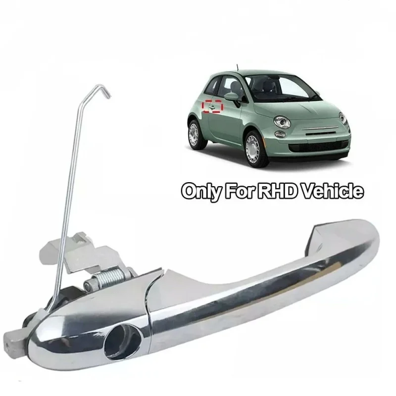 

Car Door Handle Replancements For Fiat 500 & 500C 07-20 Outer Chrome Door Handle Left/Right Driver Side 735592012 Repair Parts