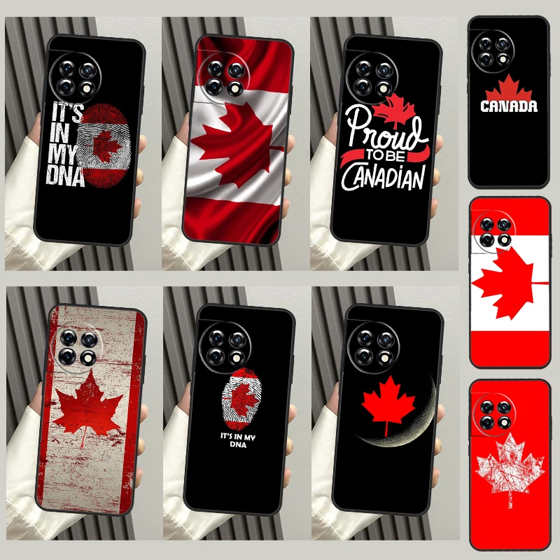 Canada Canadian Flag Case For OnePlus Nord 2 2T CE2 Lite N10 N20 Cover For OnePlus 11 9 10 Pro Ace 2 8T 9RT 10T