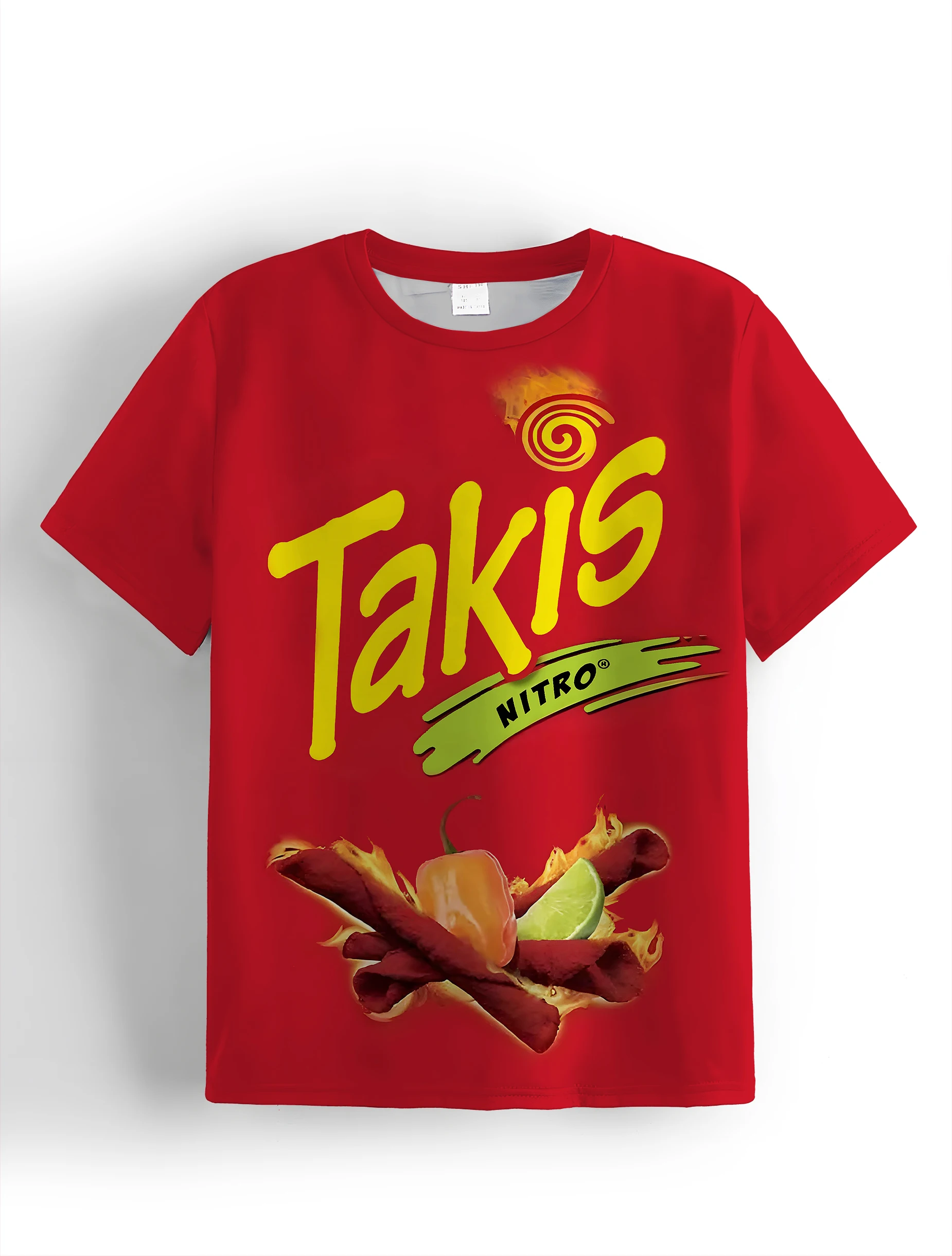 Takis T-shirt for a Boy Child Tee Shirt Top Clothes for Children 2024 Kids Clothes Short Sleeve Boys Wear Tops T-shirts Outdoor