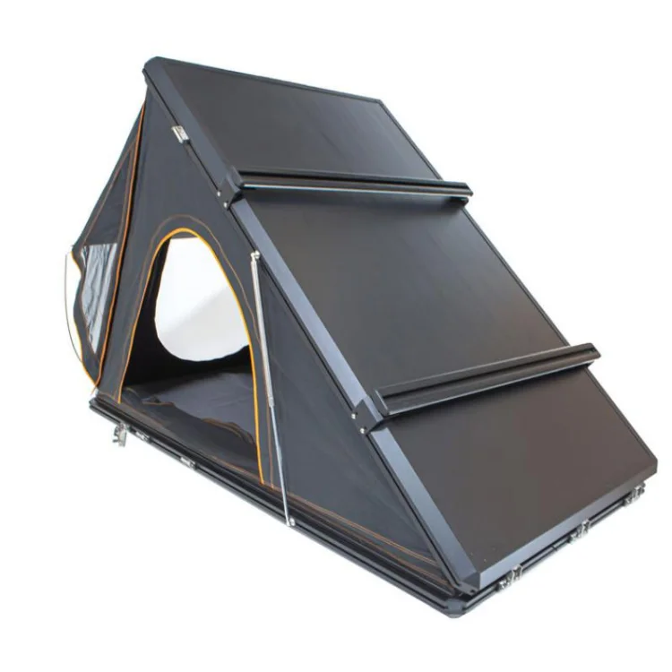 High Quality 3000D Waterproof Canvas Camping Car RV Rooftop Tents for 2-3 Person Hard Shell Car Roof Tent