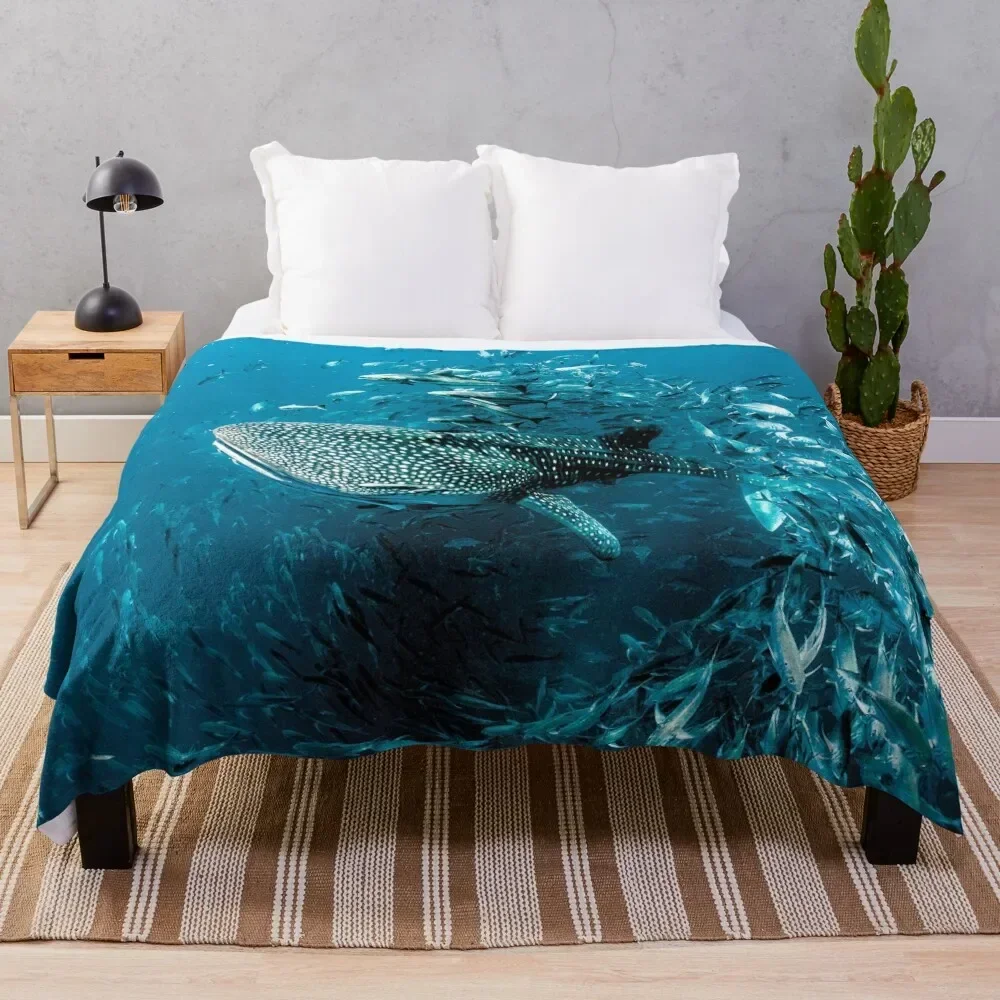 

Whale Shark Award Winning Photo Throw Blanket Large Furry Baby For Sofa Thin Blankets