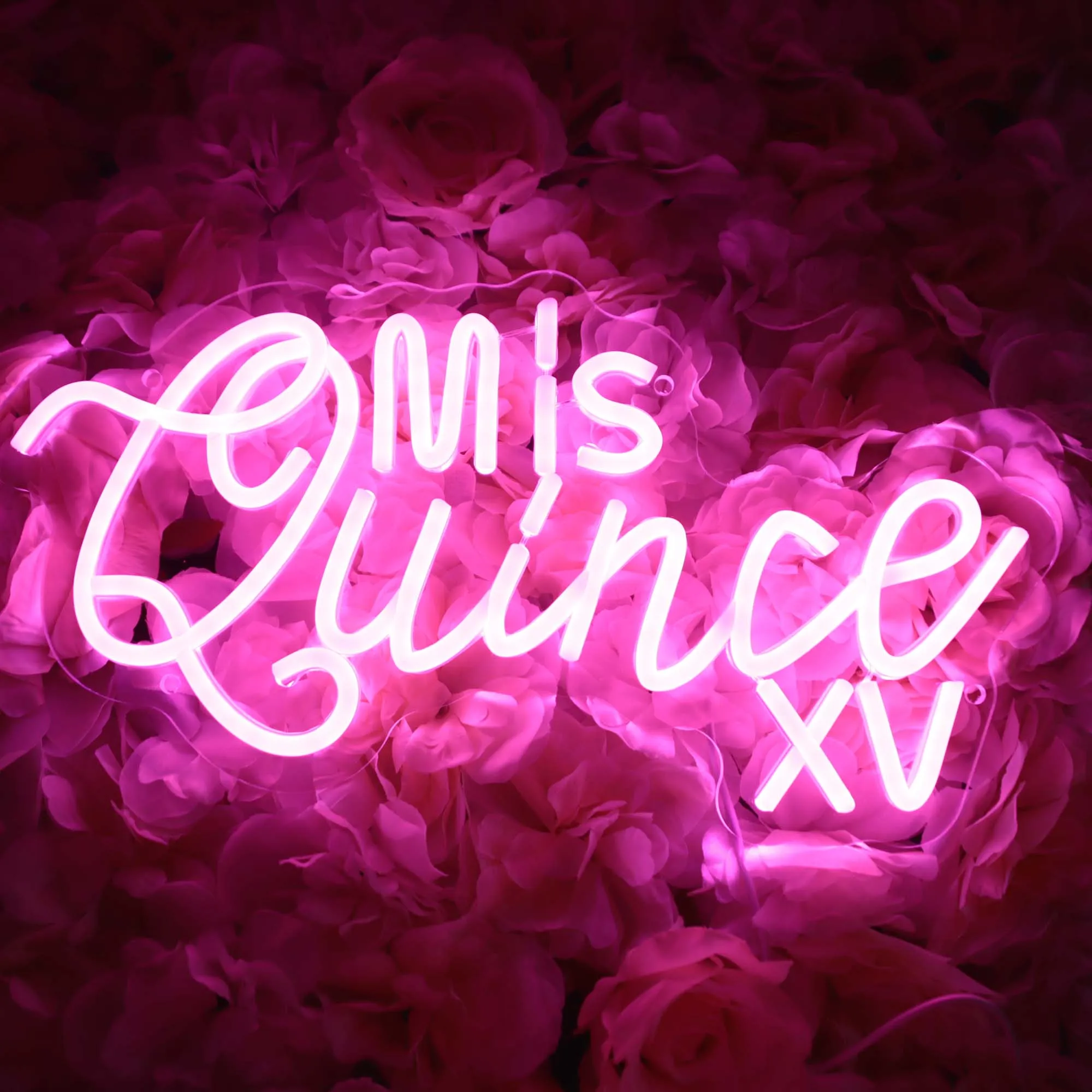 

Mis Quince XV Neon Led Signs Spanish Birthday Decor Room Party Decor Wall Hanging Neon Sign Led Lights Neon Lamp Custom Gifts