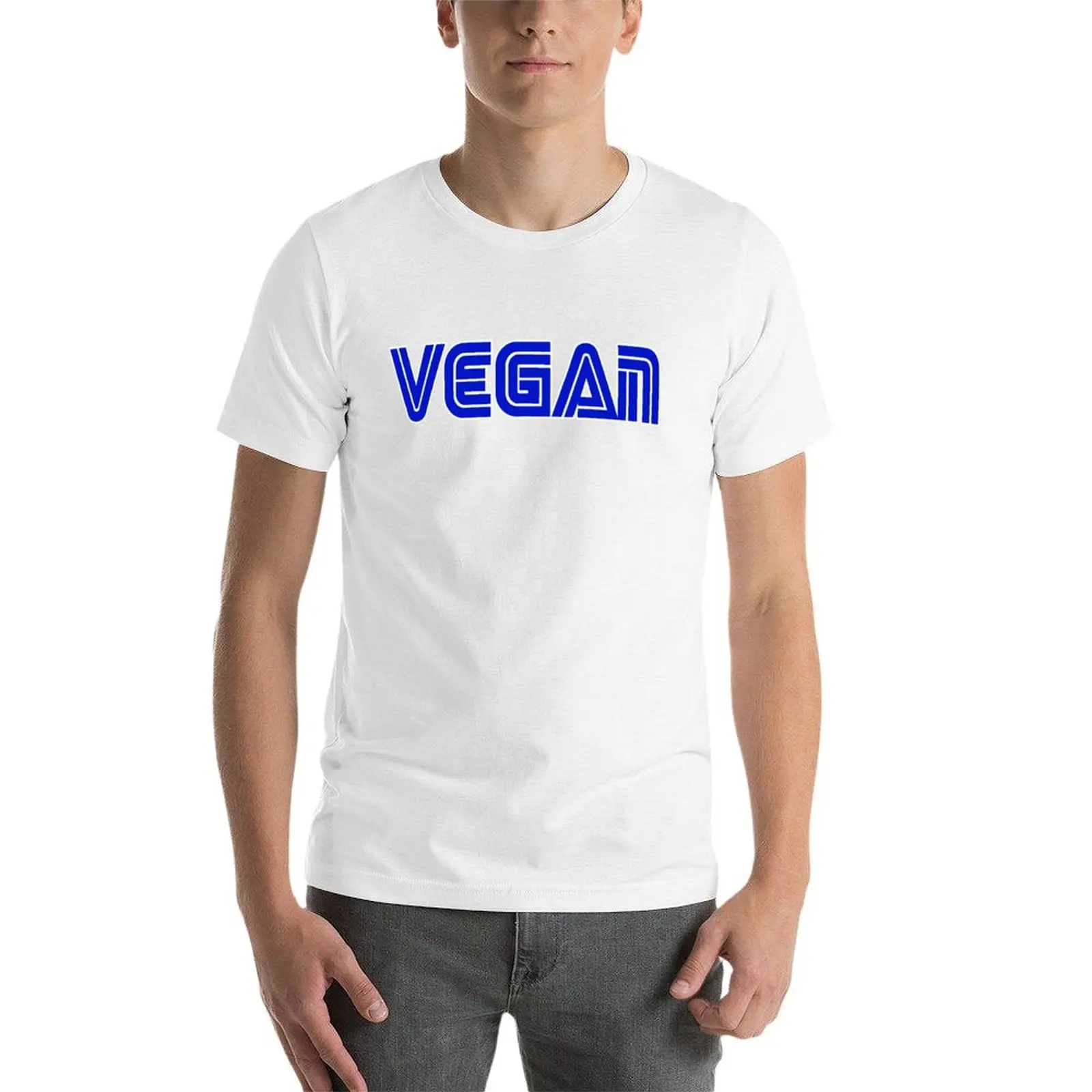 Gamer Vegan T-Shirt Classic Basic Casual T-Shirt view 3