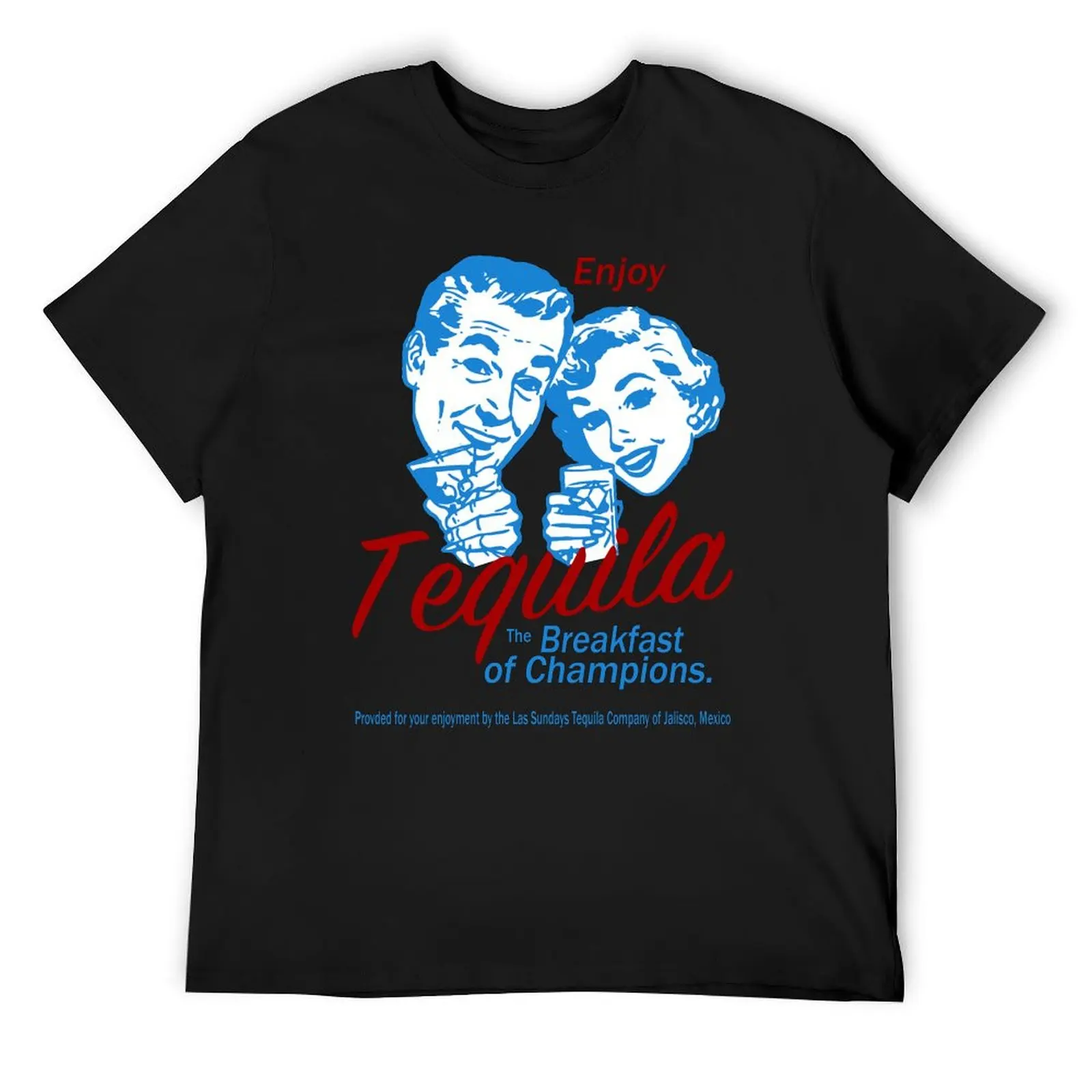 

Enjoy Tequila The Breakfast Of Champions T-Shirt summer shirt shirts graphic clothing for men