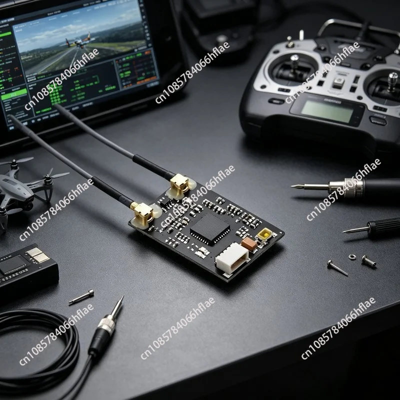 Mini‑Size FASST Protocol Radio Receiver MRFS01, SBUS RSSI Signal Output for RC Transmitter Replacement