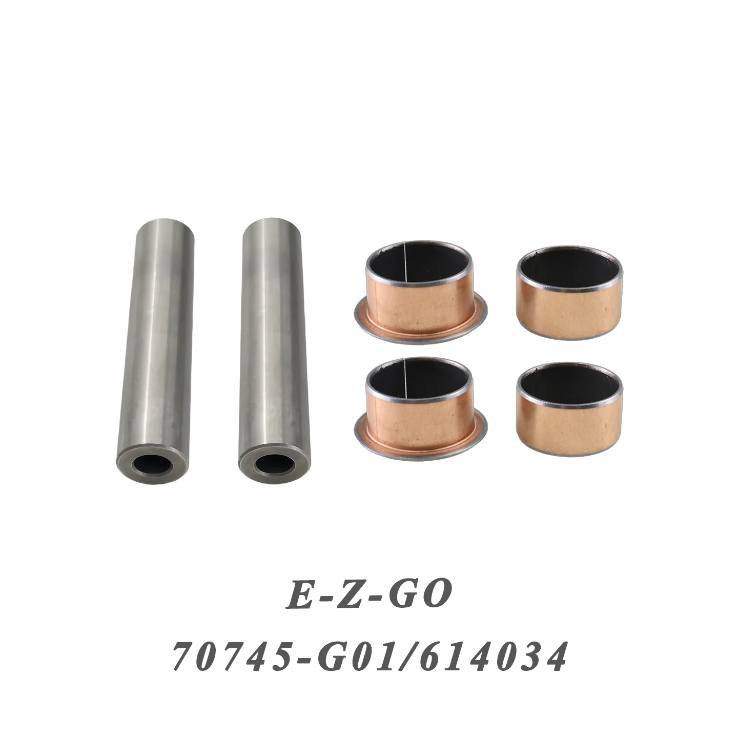 Golf Cart Parts King Pin and Bushing Kit for E-Z-GO RXV Spindle Assembly OEM 70745-G01 614034