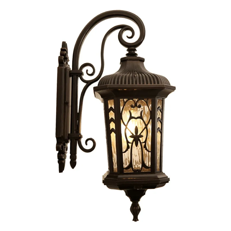 Retro buitenwandlampen Europa luxe villa schanslamp waterdichte buitenkant tuinverlichting tuin gang veranda armatuur - afbeelding 2