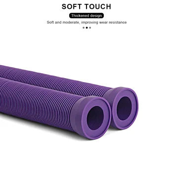 橡膠自行車把套加長柔軟防滑登山車把套,適用於22.2mm滑板車BMX登山車把 10 最佳銷售 抓地力強的登山車 - №2