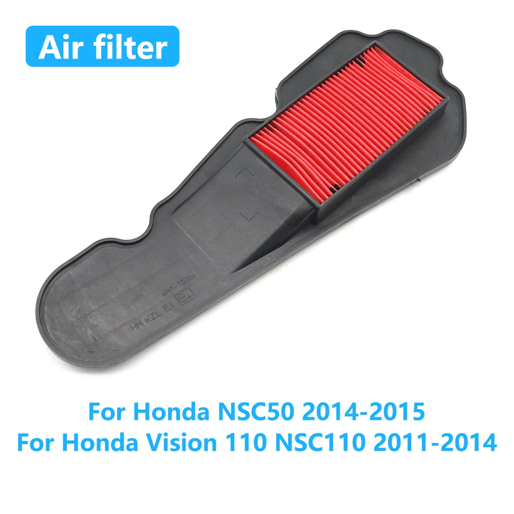 

For Honda NSC50 2014-2015 Vision 110 NSC110 2011-2014 NSC 50 110 Motorcycle Air Filter Engine Intake Cleaner Element Replacement