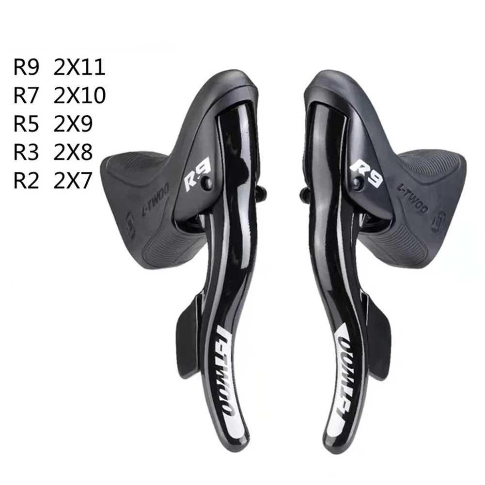 R2/R3/R5/R7 2x7/8/9 Speed Road Bike Shifters Lever Brake Mountain Road Bicycle Compatible Derailleur For-LTWOO Bikes Accessories