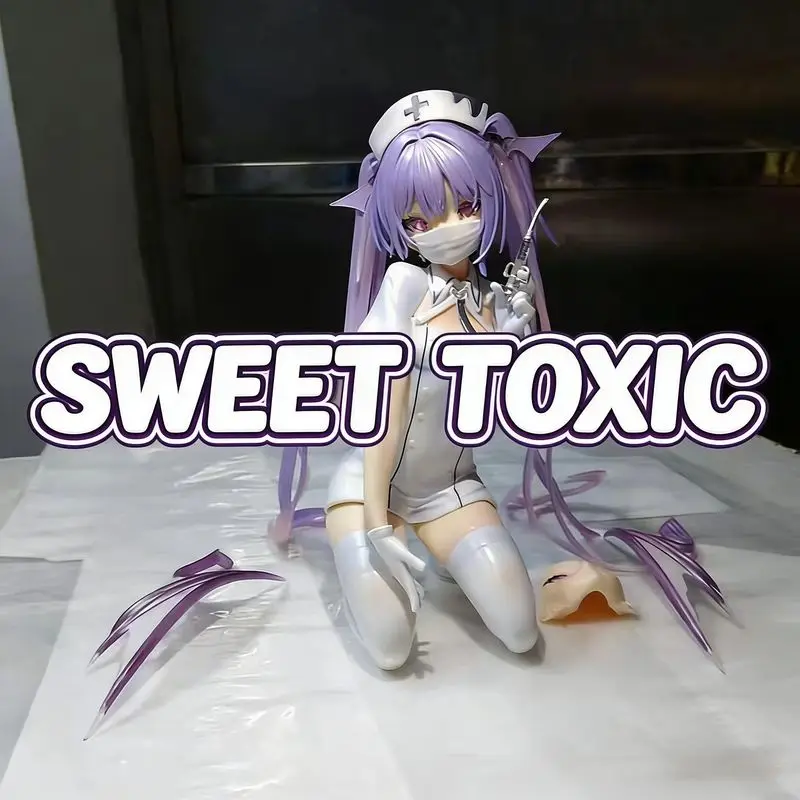 【En stock】 Linda figura de anime de la enfermera diablita GK, decoración de escritorio, modelo de chica hermosa en 2D, juguete de regalo para fanáticos del anime