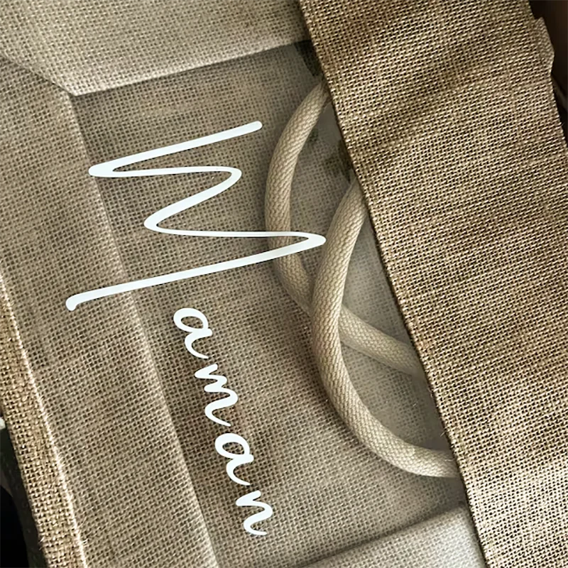 Personalized Burlap Gift Bags Custom Burlap Bag Tote Gift Bags Bridesmaid Proposal Gift Beach Bag Bachelorette Party supplies