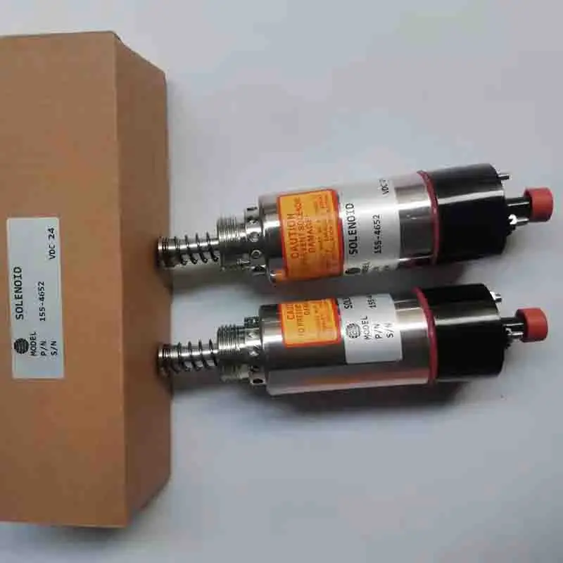 Peças sobresselentes do motor diesel, Válvula solenóide de parada, Desligar solenóide, 155-4652 1554652, 24V, E320B, E325