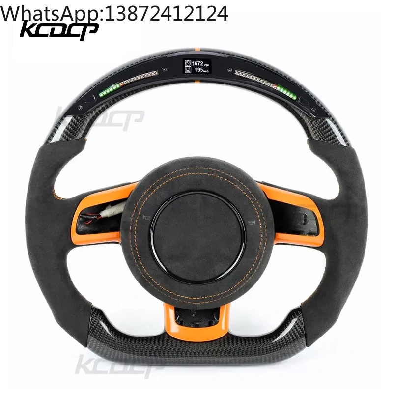 

Carbon Fiber Steering Wheel Fit for Audi A3 8P S3 TT R8 TTRS B8 A4 A1 A5 A6 A7 S4 S5 S6 RS3 RS4 RS5 RS6 LED Car Steering Wheel