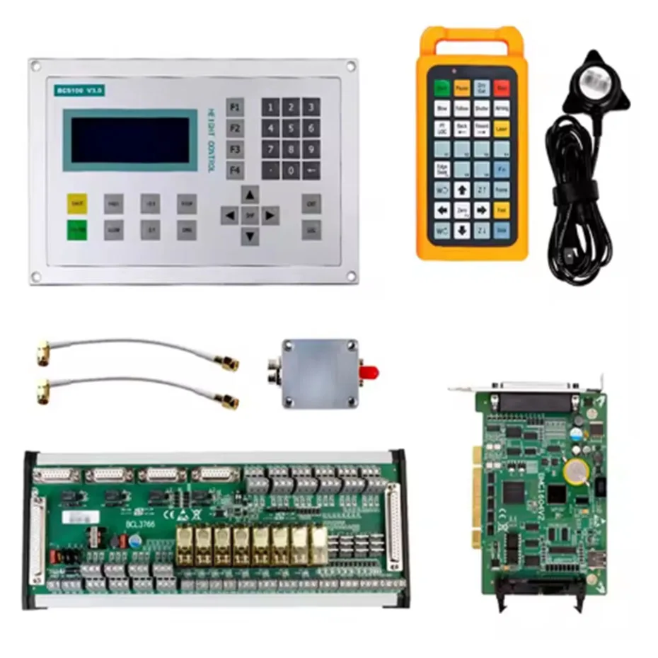 Laser cutting machine controller fiber optic Baichu system FSCUT200C+Raytools BM110 automatic laser cutting head