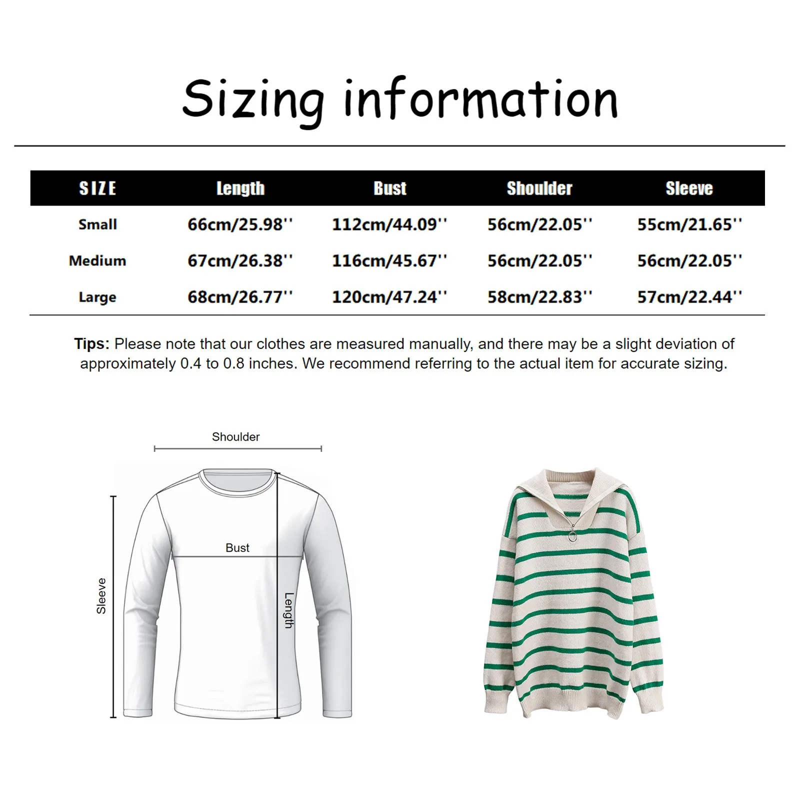 Pull à Manches sulfpour Femme, Décontracté, Col Rabattu, Rayé, Patchwork, Chic, Automne Hiver 2023