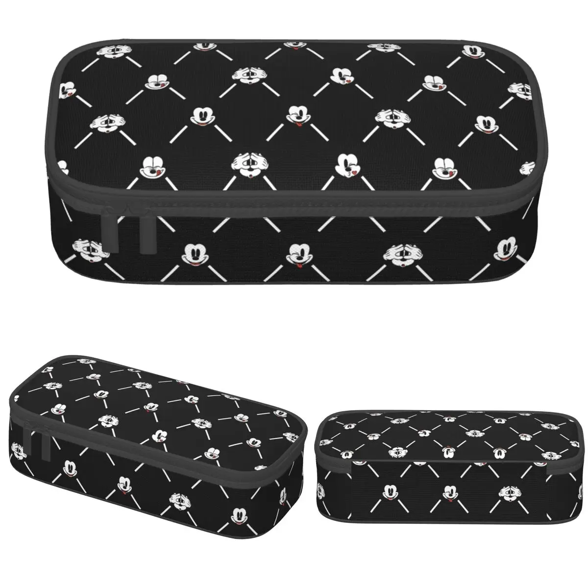 

Cartoon Mickey Mouse Pencil Cases Fashion Pen Bags Kids Large Storage School Supplies Zipper Pencil Box