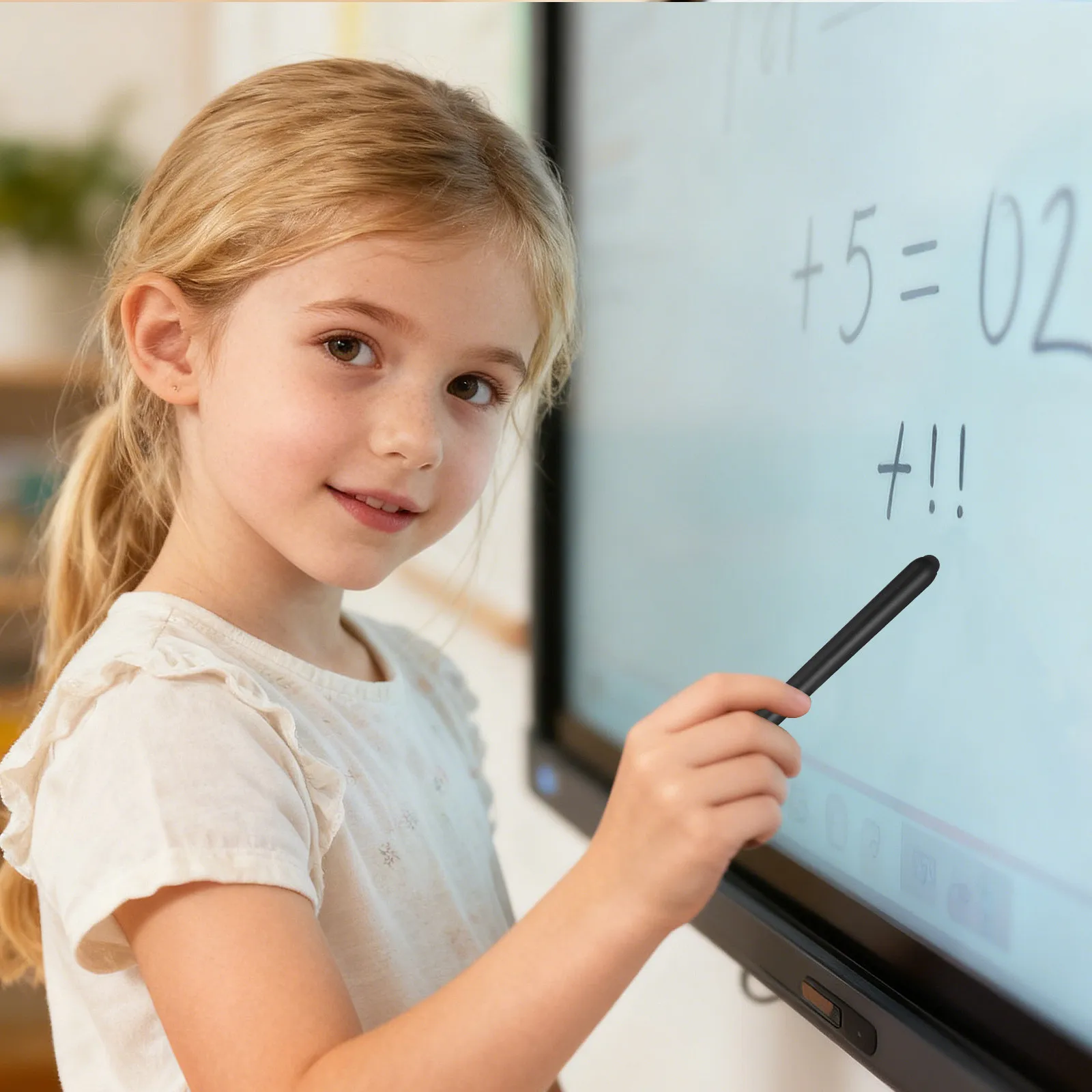 

Набор из 2 профессиональных стилусов с двумя наконечниками для интерактивных досок, сенсорных экранов и обучающих устройств: высокая точность и чувствительность