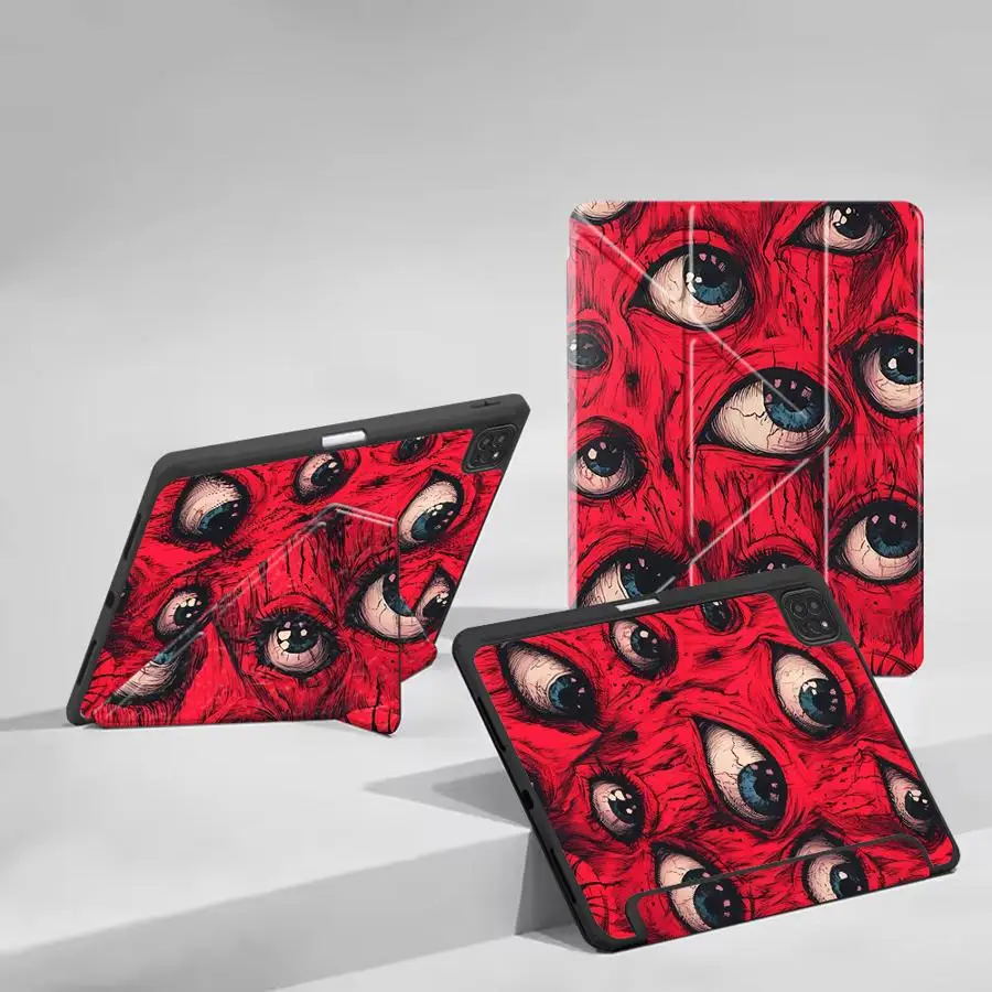 

Чехол-подставка для планшетов iPad Pro 2025, Pro 11-го, 10-го, 9-го, 8-го, 7-го поколений, 12.9 дюймов, Air 4, 5, M3, M2, 1, 2, M4, 11 дюймов, Mini 6, 7.