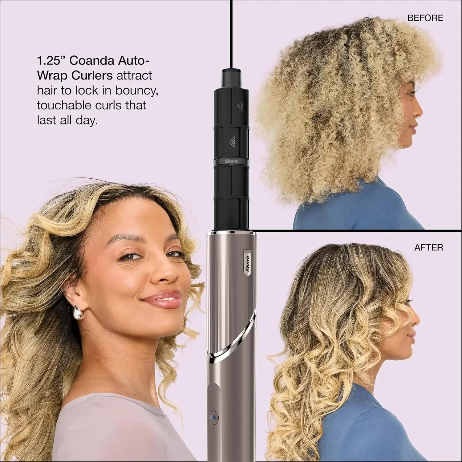 FlexStyle Air Styling & Drying System, Powerful Hair Blow Dryer & Multi-Styler with Auto-Wrap Curlers, Oval Brush, Concentrator