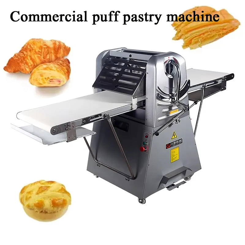 

Pizza Dough Sheeter Table Top Puff Pastry Making Machine Sheeters Bakery Stainless Steel Pie Bread Shortening Machine