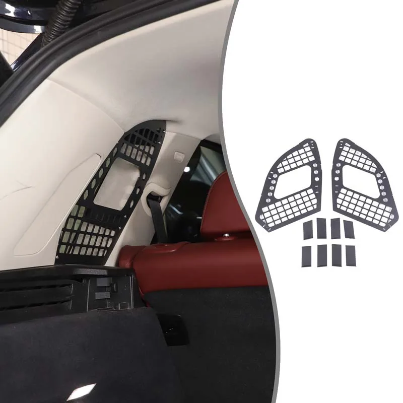

Aluminum Alloy Black For BMW X5 G05 2019+ Car styling trunk side hanging rack car interior modification accessories 2Pcs