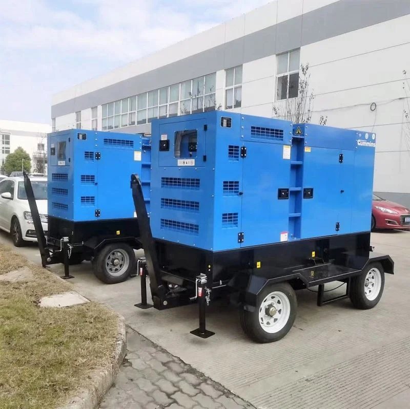 Powered by Trailer Type 120kw Generator 3 Phase 150kva diesel Generator