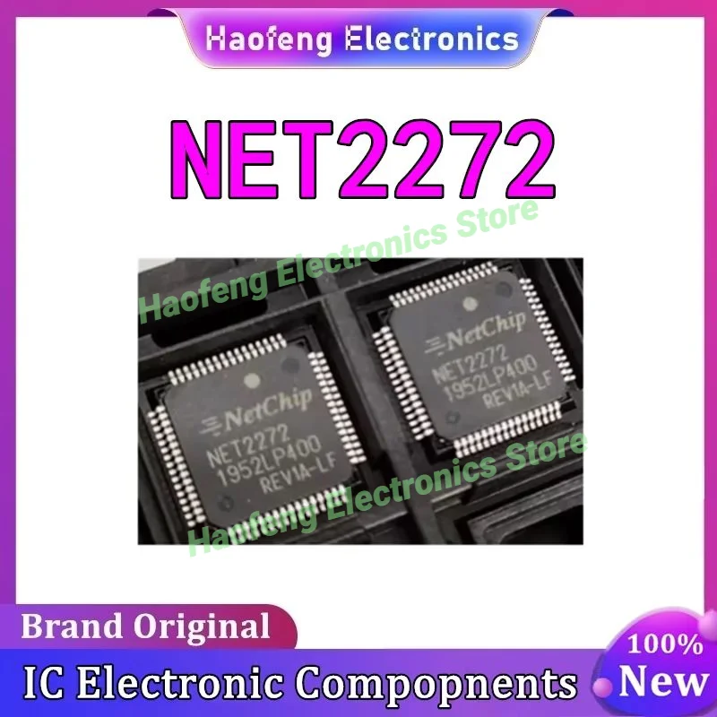 شرائح NET2272 NET2272REV1A-LF QFP64 الجديدة لعام 100% #1