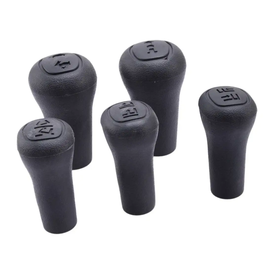 

5 шт. ручек-рычагов переключения передач для погрузчиков, черные, пластиковые, на замену