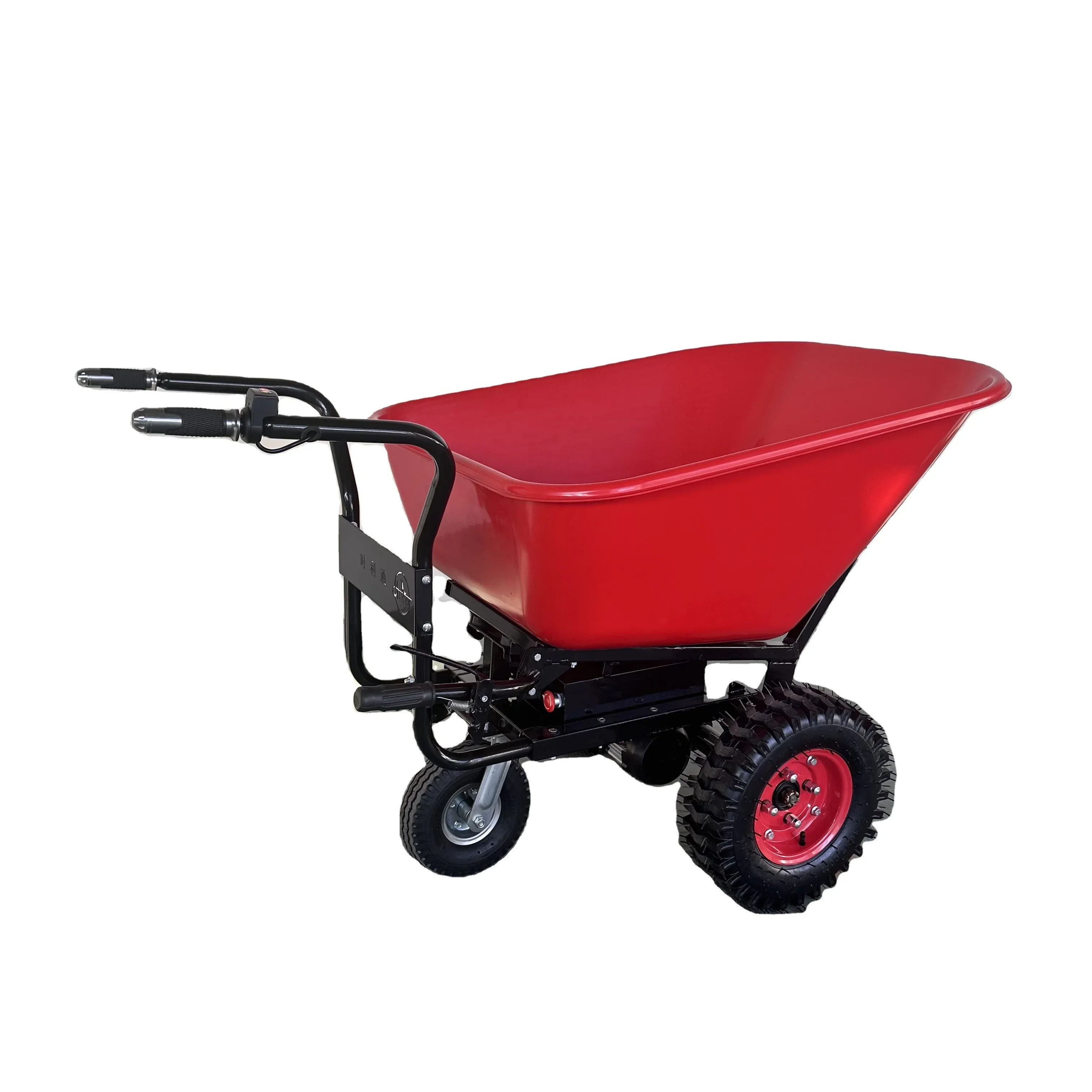 Power Barrow Utility Cart  Electric 500W Battery Driven 300kg Load 240L