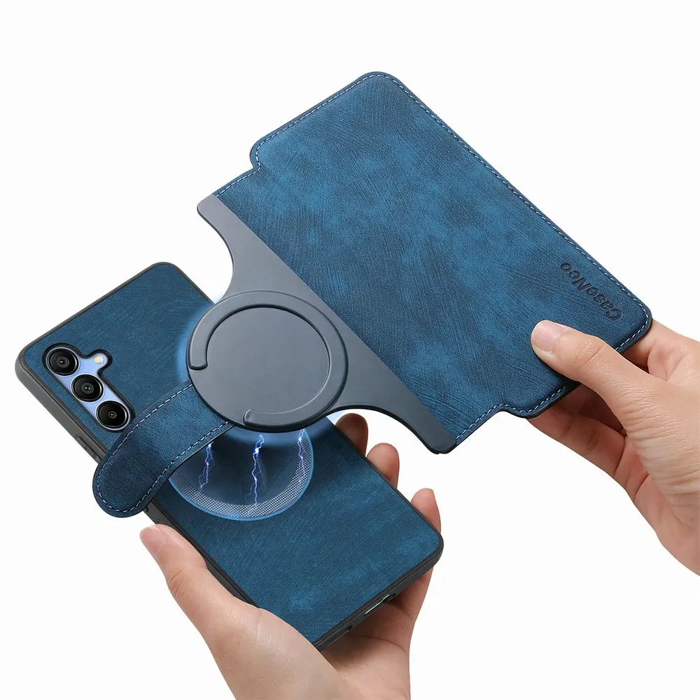 Abnehmbare 2-in-1 Luxus-Hülle für Samsung Galaxy A57 A17 A16 A35 A36 A56 5G Leder-Buchhülle Handyhülle Samsung A37 A55 A15 A06 A27