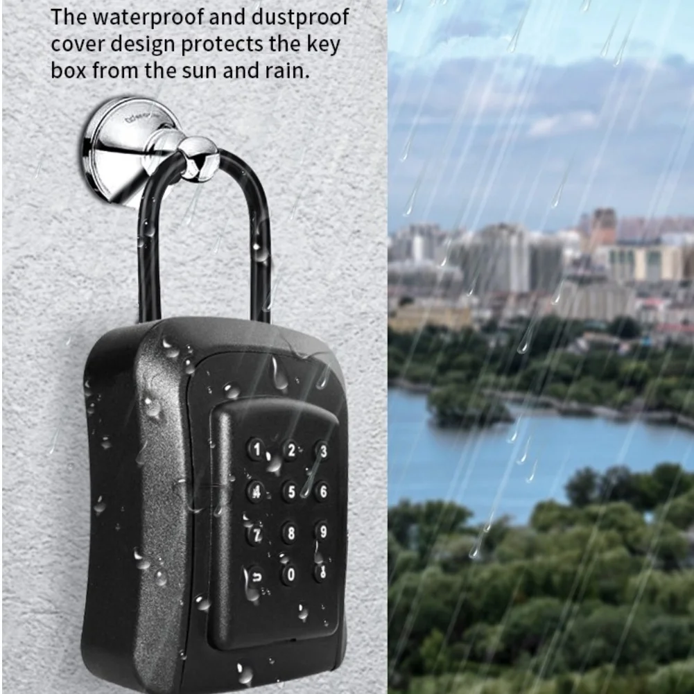 For TT LOCK Smart Password Key Box Keyless Smart Door Lock IP65 Waterproof Homestay Lock Box Password For Tuya APP Unlocking New