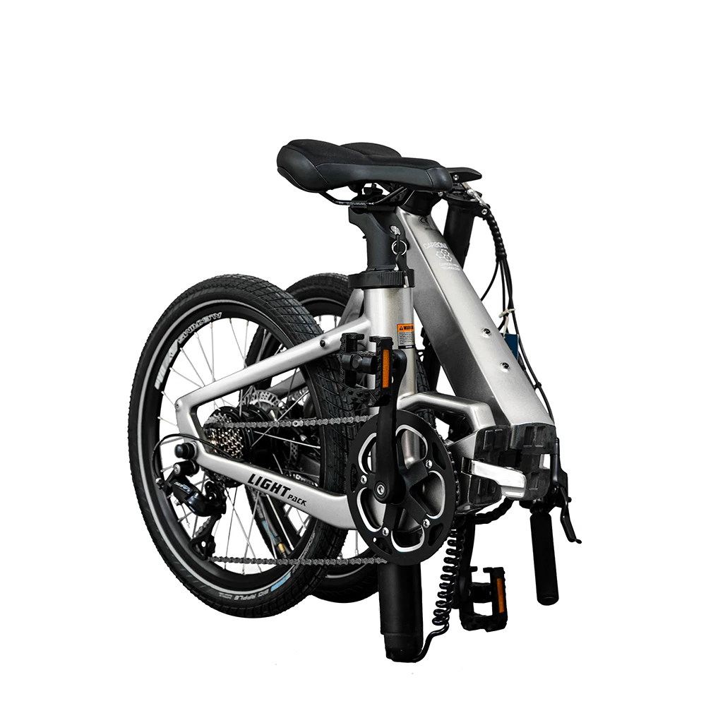 Door to Door Electric Bike Bicycle Electric City Folding Carbon Ebike 250w Motor Frame Power Hidden Battery