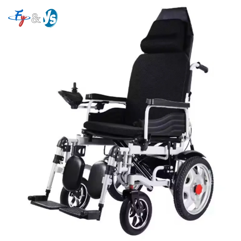 Silla de movilidad plegable para personas mayores de 500W con respaldo alto, función plana reclinable y de mentira, scooter eléctrico Ideal para personas mayores para adultos envejecidos