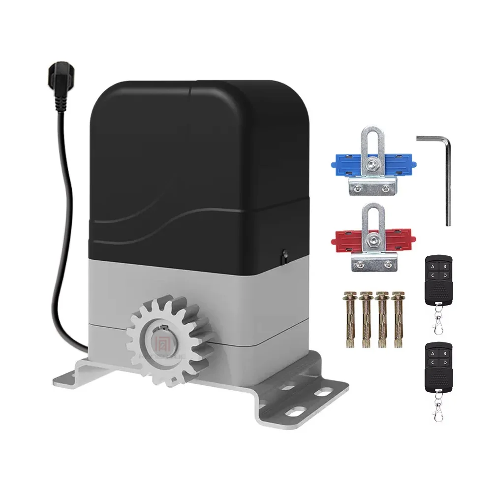 Automatic Sliding Gate Opener Gear Rack Drive Solar Electric Gate DC Motor Kits for Slid Fence Gates