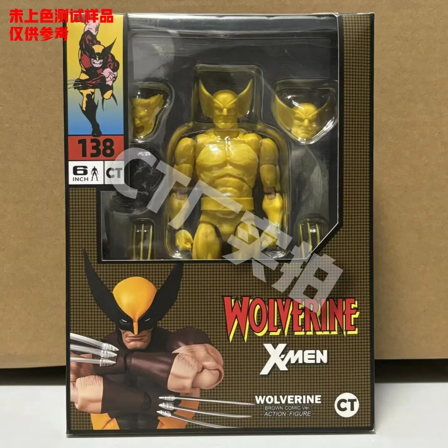 

Ct Toys фигурка Росомахи коричневый комикс Mafex 138 X-Men экшн-фигурка Shf аниме Статуэтка Ko модель игрушки новые рождественские подарки